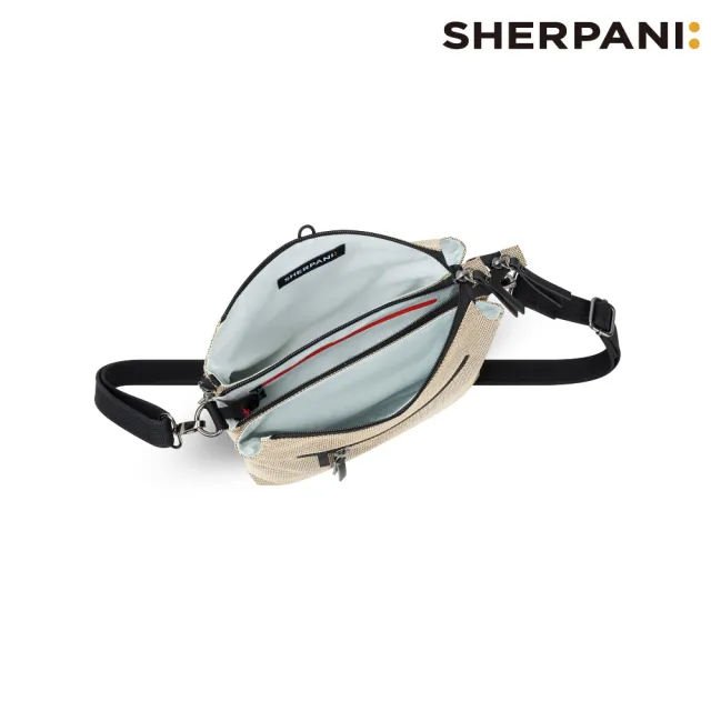 【Sherpani】雙11 RFID 防盜多功能斜背包 26I Mei AT 4L｜卡其 (RFID屏蔽 側背包)