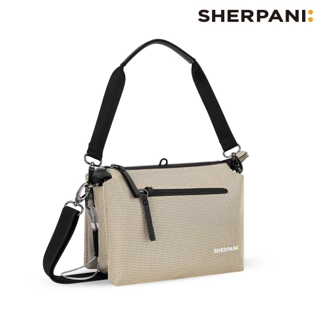 【Sherpani】雙11 RFID 防盜多功能斜背包 26I Mei AT 4L｜卡其 (RFID屏蔽 側背包)