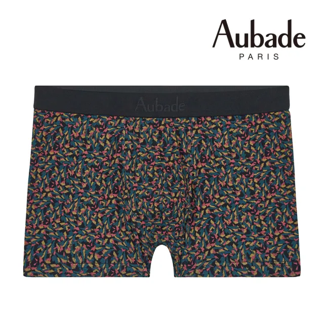 【Aubade】長版頂級舒棉莫代爾 彈性四角男褲 法國進口 平口褲(多款-2421.3.4.5.6.7)