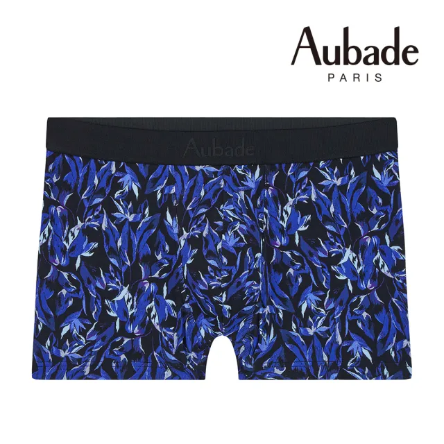 【Aubade】長版頂級舒棉莫代爾 彈性四角男褲 法國進口 平口褲(多款-2421.3.4.5.6.7)