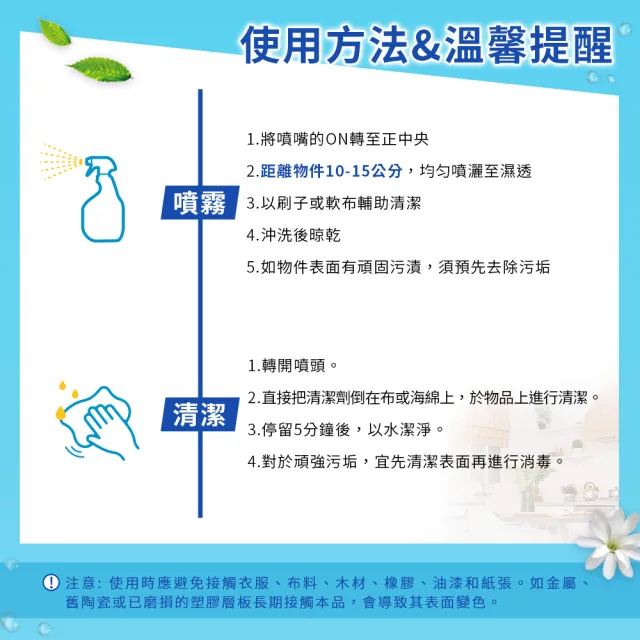 【Clorox 高樂氏】萬用強力去汙清潔噴劑噴槍946mlx3-雨林香(環境消毒/浴室除垢/廚房去油/含漂白水)