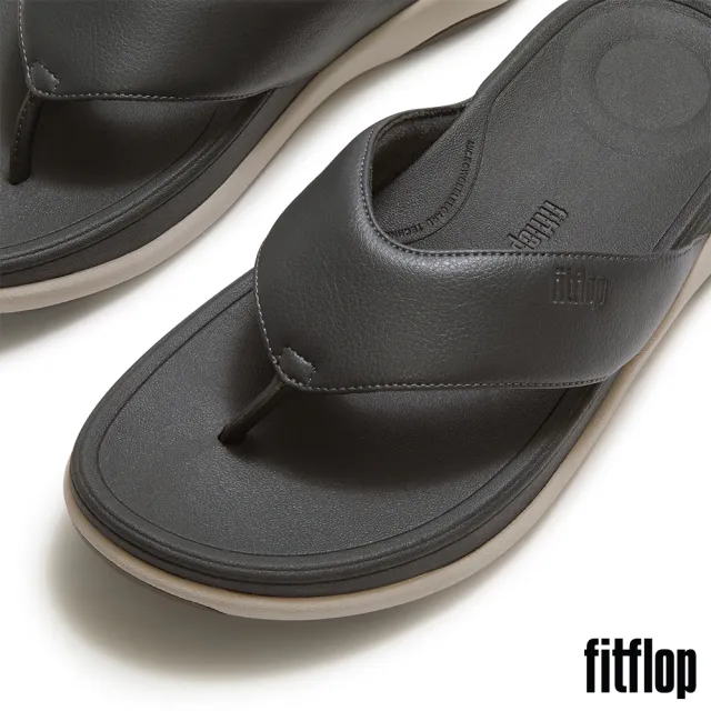【FitFlop】F-MODE GO MENS夾腳涼鞋 -男(炭灰色)