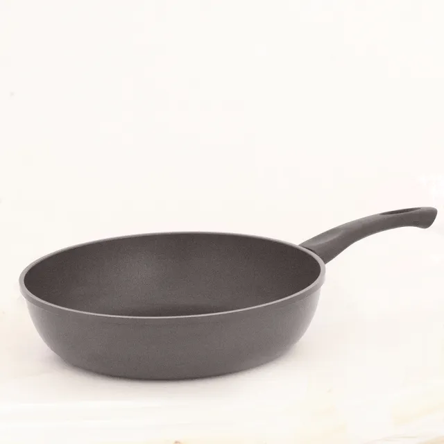 【ＵNICOOK 優樂】樂廚深型不沾平底鍋附蓋30cm(SGS認証/手工鑄造/台灣製造)