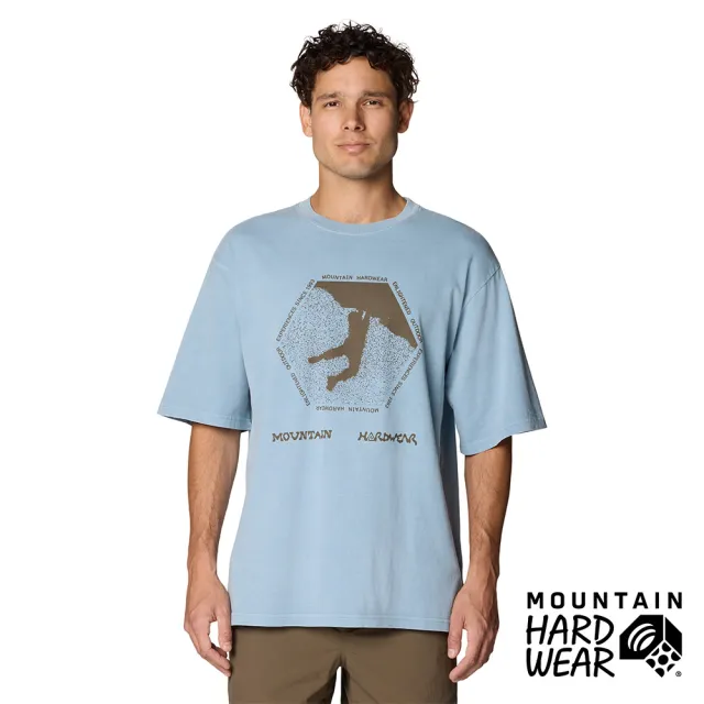 【Mountain Hardwear】EV Enlightened Experiences Relaxe 聯名款限量版厚磅棉T恤 男款 元素藍 #2149521