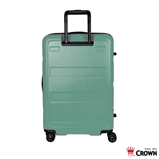 【CROWN 皇冠】假日照常配送 29吋 拉鍊拉桿箱 行李箱 旅行箱(霧面/超輕量)