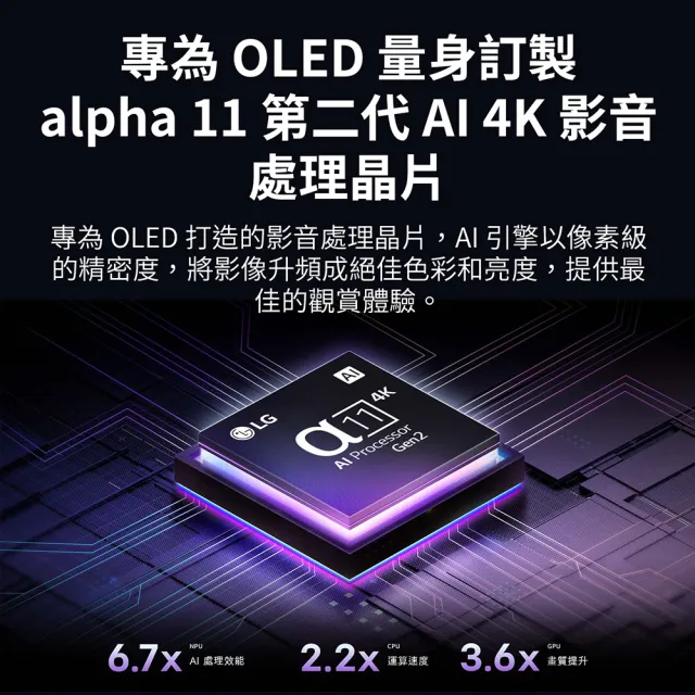 【LG 樂金】家電快配★55型 4K OLED 120Hz G5零間隙系列 智慧聯網顯示器(OLED55G5PTA)