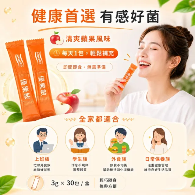 【LOHAS 優活】優樂敏 3g*30包/盒(調整體質)