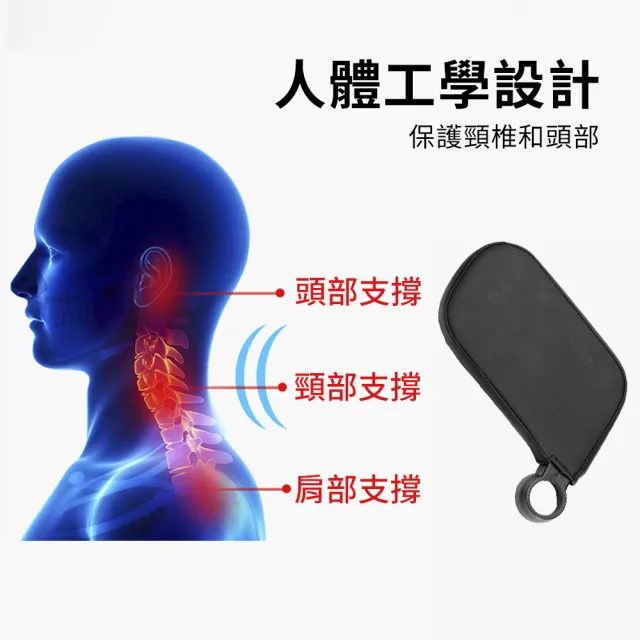 【YORI優里】高級皮革車用側靠枕(側睡枕 頸枕 汽車靠枕 汽車頭枕 座椅枕)