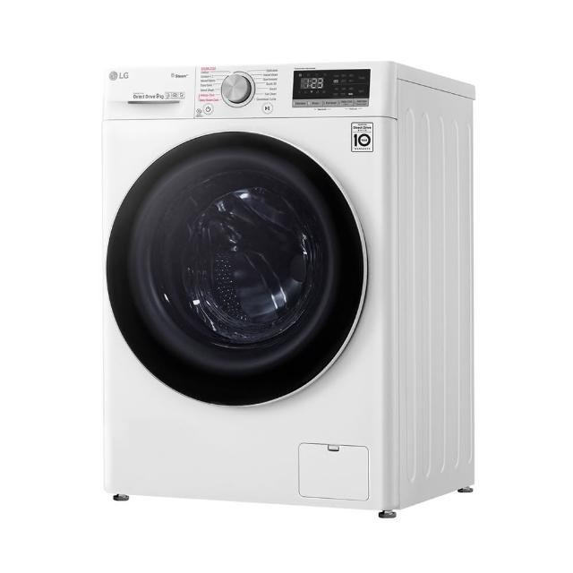 【LG 樂金】家電快配9公斤◆WiFi蒸氣洗脫烘變頻滾筒洗衣機(WD-S90VDW)