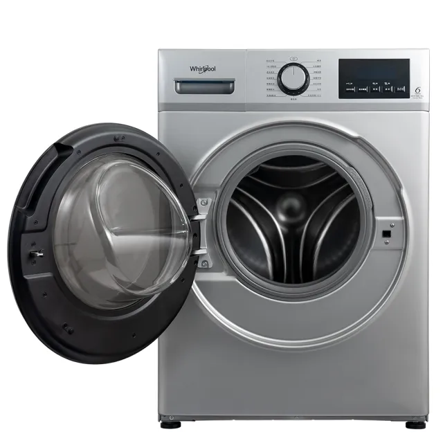 【Whirlpool 惠而浦】家電快配10公斤Essential Clean溫水洗脫烘變頻滾筒洗衣機(WEHC10BBS)