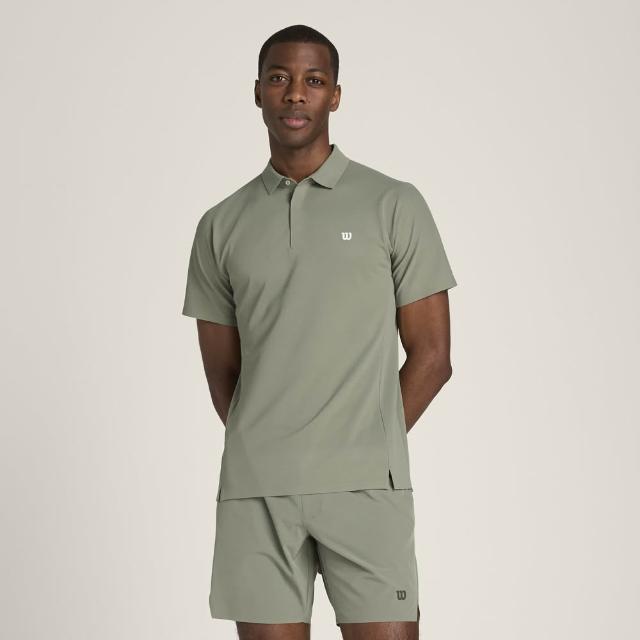 【WILSON】Tournament Short 7in Unlined 男款 服飾 短褲 綠色 WM00502E014002