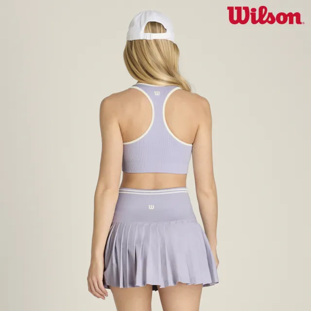 【WILSON】Midtown Tennis Skirt 女款 服飾 半身裙 網球裙 薰衣草紫 WW00160L002001