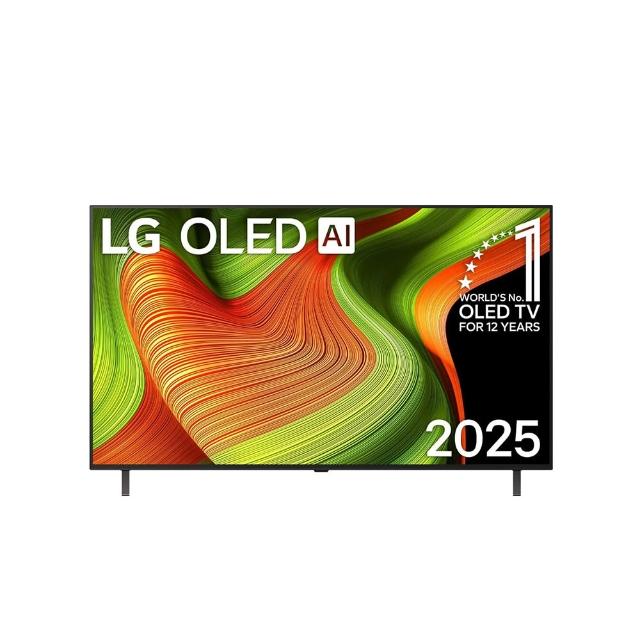 LG樂金 OLED55B5PTA 55吋 4K OLED 電視，採用先進 OLED 背光系統，提供 3840 x 2160 超高解析度畫質與 120Hz 倍頻流暢影像。支援杜比數位音效、4組 HDMI 端子及 2組 USB 插槽，適閤家庭娛樂。尺寸 1228 x 772 x 235 mm，重 14.5 kg，保固 2 年，含桌上型基本安裝及舊機回收服務。產地印尼，電源 110V，完美結合科技與舒適觀賞體驗。