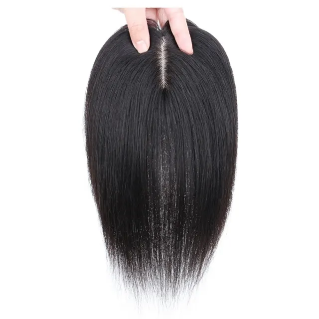 【巴黎精品】現貨限搶 女真髮髮片透氣假髮片輕量隱形增髮量假髮接髮(自由分縫9*9cm直髮2色a1fn5)5.5