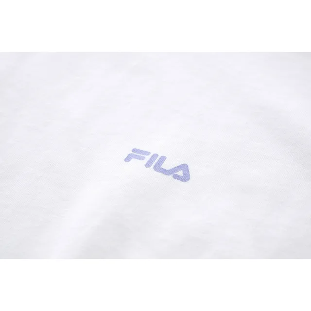 【FILA】FILA 女短袖圓領T恤-白色 5TEA-1470-WT