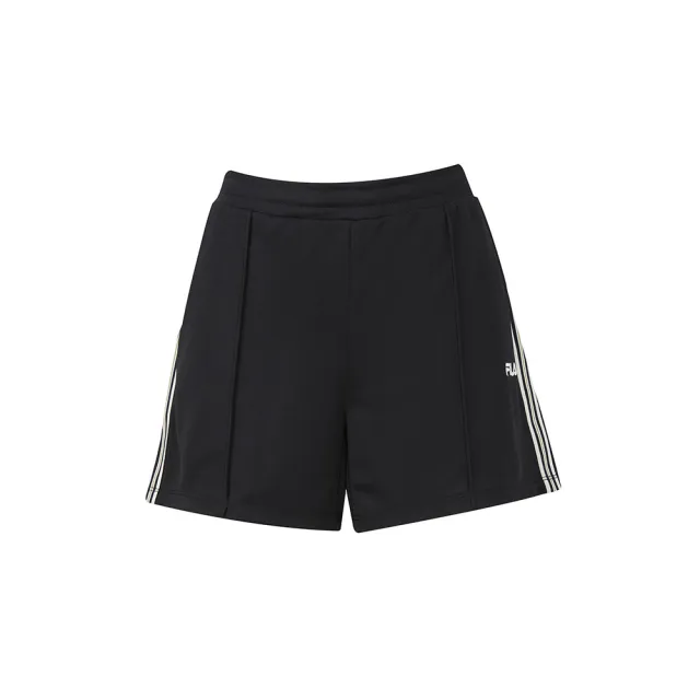【FILA】FILA 女針織短褲-黑色 5SHA-1504-BK