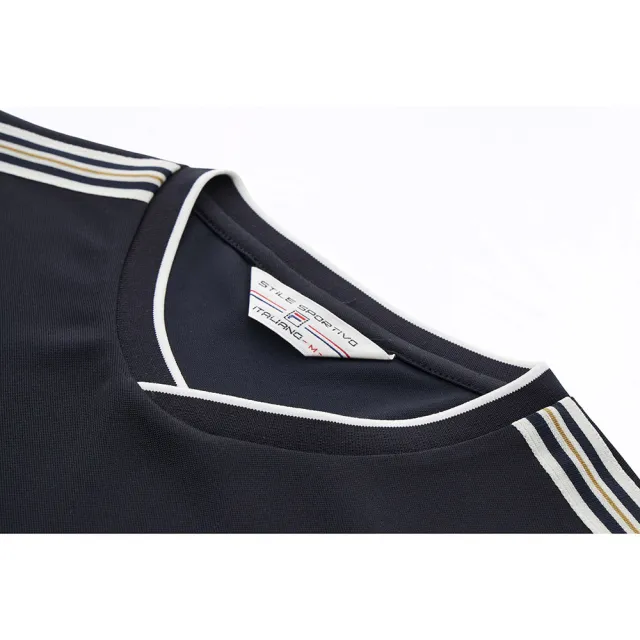 【FILA】FILA 女短袖圓領T恤-藏青 5TEA-1503-NV