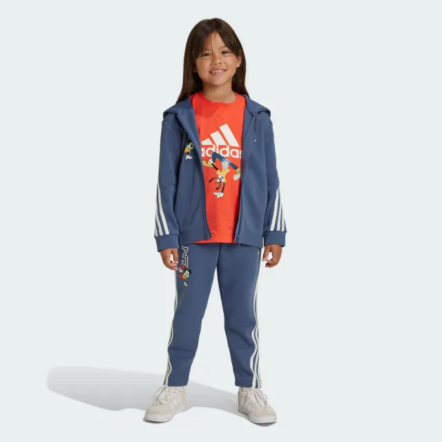 【adidas 愛迪達】DISNEY MICKEY MOUSE 運動長褲 童裝 IW0673
