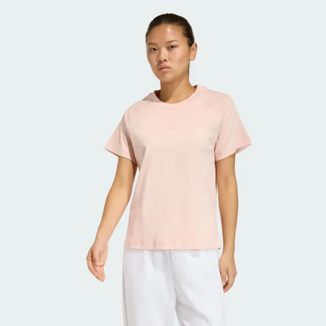 【adidas 愛迪達】短袖上衣 T恤 女 KC9822