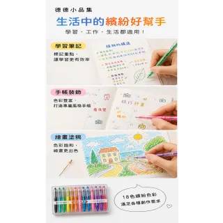 【德德小品集】韓國 K7 直液式彩色中性筆  0.5mm 子彈筆尖 手帳筆 繪圖筆 筆記筆 辦公文具 滑順流暢