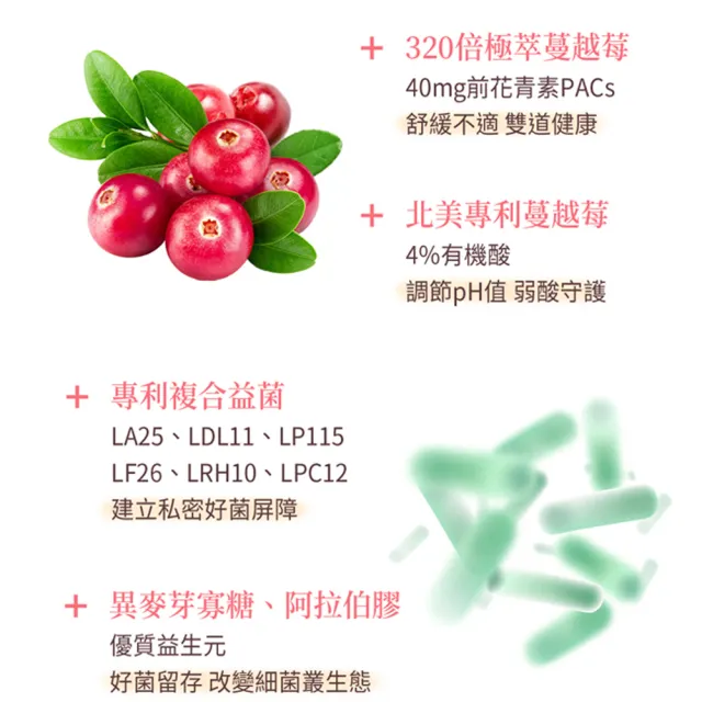 【BHK’s】PACs蔓越莓益生菌粉 (2g/包；30包/盒)