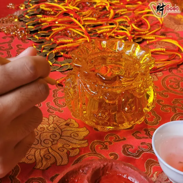 【財神小舖】一直炭一直賺 五帝錢袋聚寶盆(兩款任選 已開光 進寶財神廟 招財 開運)