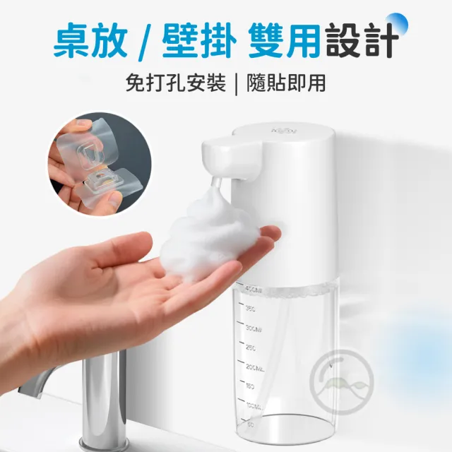 【Mr.U 優先生】自動感應泡沫給皂機 可壁掛 免換電池 感應洗手機 洗手乳(可調泡沫量)