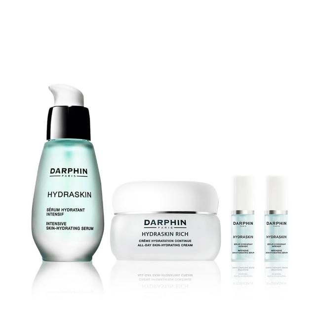 【DARPHIN 朵法】活水保濕雙星組(活水保濕深層滲透精華液 30ml+乳霜 50ml)