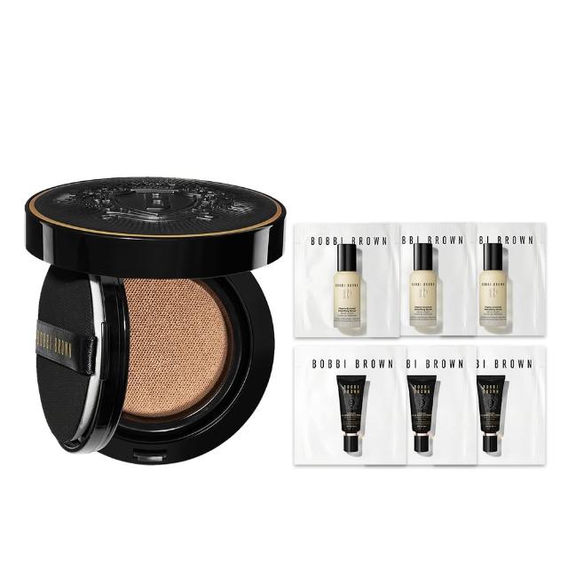【Bobbi Brown 芭比波朗】霧光持久氣墊粉餅(SPF40 PA+++/柔霧小黑盒/持妝/遮瑕/控油/粉底/防曬/雙11限定)