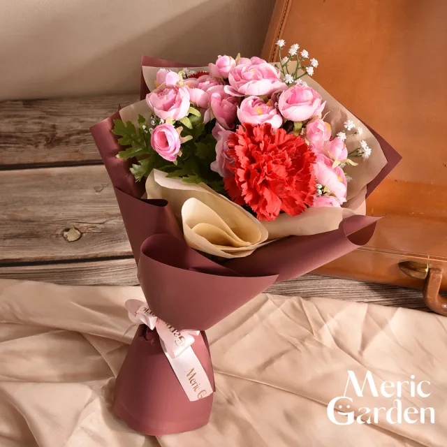 【Meric Garden】浪漫告白怦然心動限定花束_5款任選 仿真花束 玫瑰花束 送禮 浪漫花禮 畢業花束