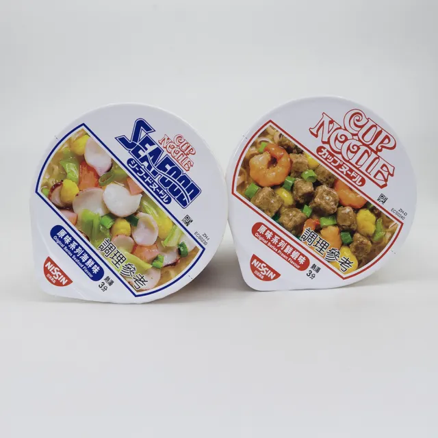 【NISSIN 日清】合味道原味系列杯麵 口味任選(海鮮味/鮮蝦味/香辣海鮮味 70g-71g)