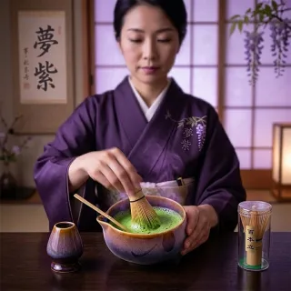【TEA Dream】日式葵感茶技抹茶碗套裝禮盒(女生禮物 母親節禮物)