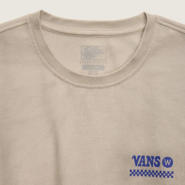 【VANS】官方旗艦 Artist Collection - SOON EASY Washed Easy GFX 卡其色短袖T恤