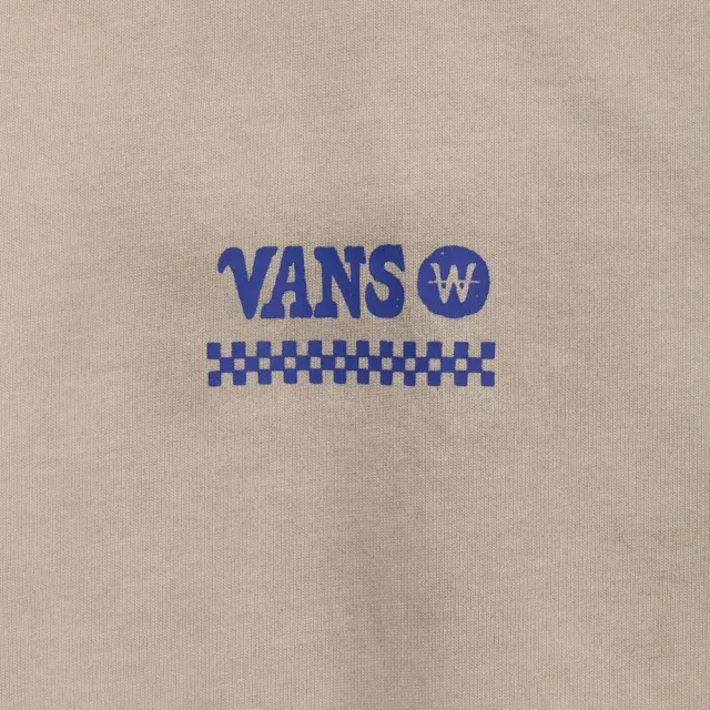 【VANS】官方旗艦 Artist Collection - SOON EASY Washed Easy GFX 卡其色短袖T恤