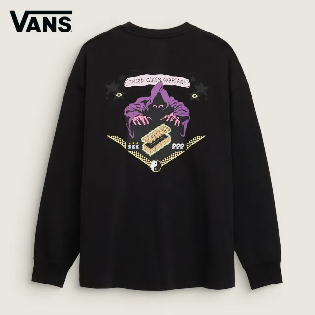 【VANS】官方旗艦 Artist Collection - SOON EASY 黑色長袖T恤