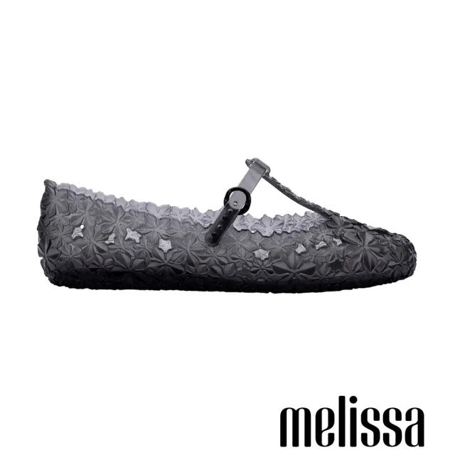 【Melissa】SUSAN FANG 聯名-果凍花朵T字瑪莉珍鞋(黑色)