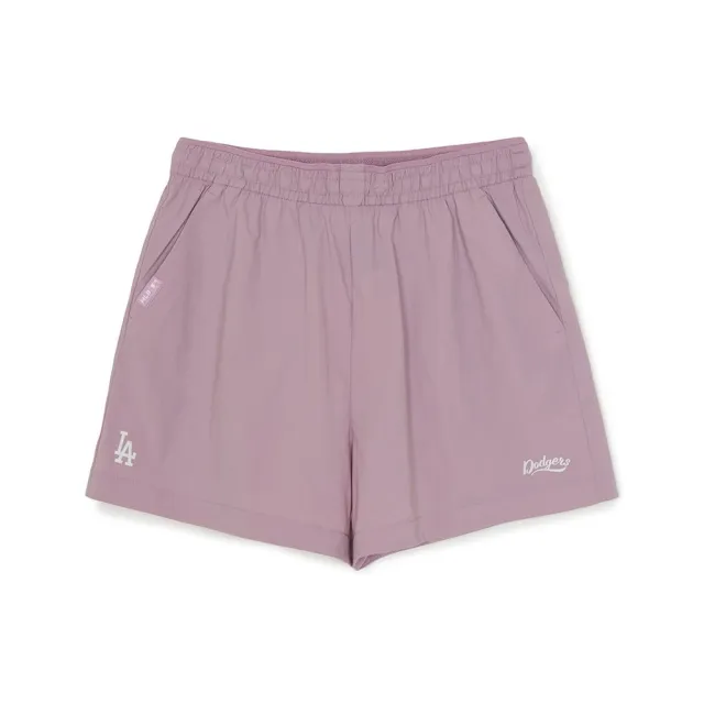 【MLB】女版 抗UV防曬涼感防潑水 運動短褲 Varsity系列 洛杉磯道奇隊 (3FSMV0163-07LDL)