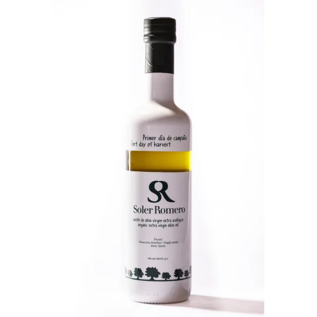 【智慧誠選】西班牙莎蘿瑪百年莊園 第一天採收有機橄欖油-500ml(盒裝)(百年老欉早摘橄欖/可生飲)