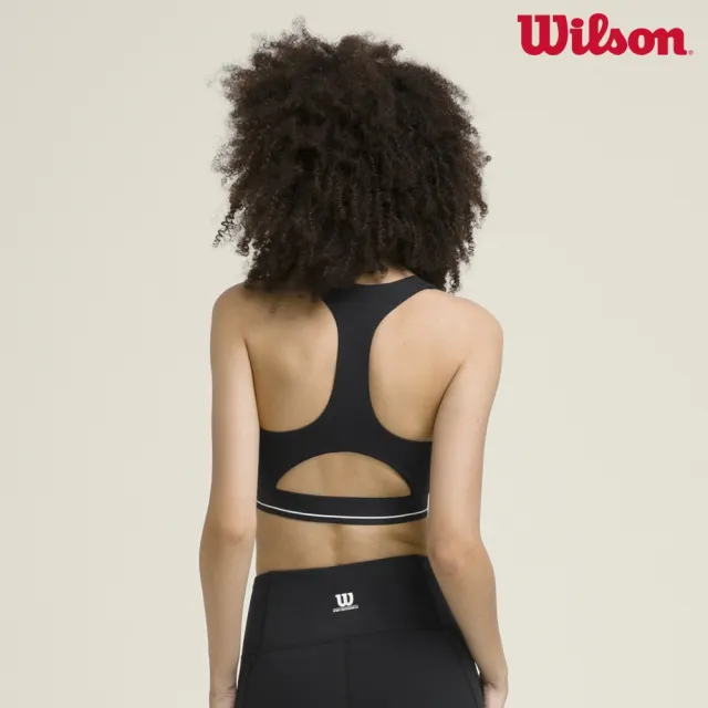 【WILSON】Doubles Racerback Bra 女款 服飾 運動內衣 黑色 WW00386411BKA