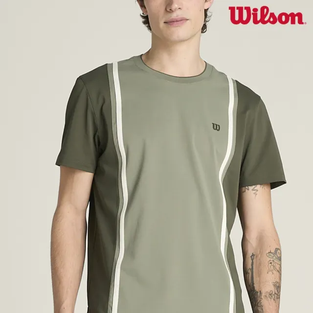 【WILSON】Emerson Tee 男款 服飾 短袖T恤 綠色 WN00019E014001
