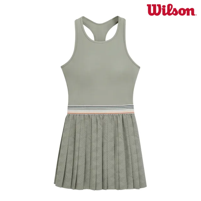 【WILSON】Laser Cut Pleat Dress 女款 服飾 連身裙 綠色 WE00080E014001