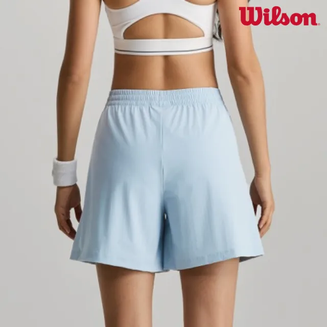 【WILSON】Double Air Short 女款 服飾 短褲 暮藍色 WE00143U016001