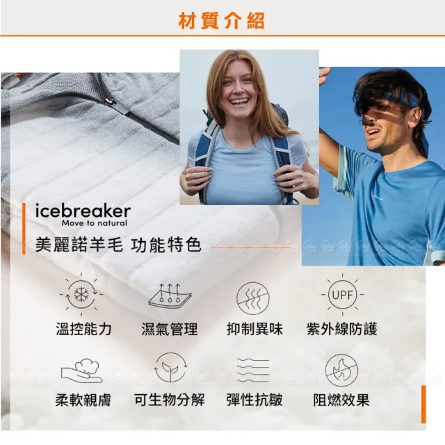 【Icebreaker】女 Tech Lite 圓領短袖上衣(星空閃耀)-150《深煙灰黑》IB0A576M/登山