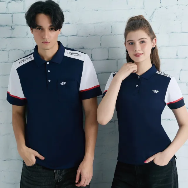 【Londa POLO】PK四角網眼女短POLO衫(P267207)丈青