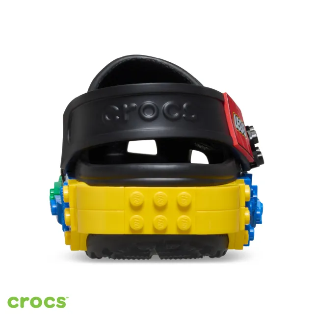 【Crocs】中性鞋 LEGO® 創意聯名系列克駱格 洞洞鞋 黑色(211873-001)