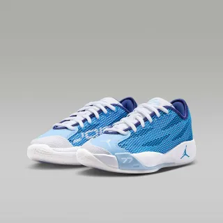 【NIKE 耐吉】運動鞋 籃球鞋 中大童鞋 女鞋 JORDAN LUKA 77 GS 喬丹 LUKA 回彈 緩震 室內鞋 藍 (IH0573102)
