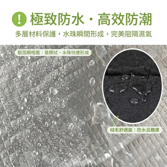 【poko】鋁箔隔熱棉 含背膠 100*100cm  防曬 隔音棉  保溫 防燙棉 汽車隔熱 隔音 降溫 屋頂