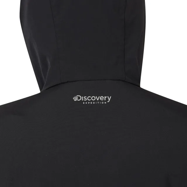 【Discovery Expedition】Freshvent 女版 輕量梭織半拉鍊連帽連身裙 (DWOP93063-BKS)