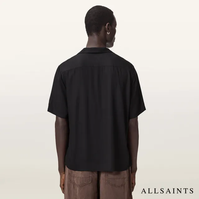【ALLSAINTS】PARSONS 印花短袖襯衫 M107SE(箱形版型)