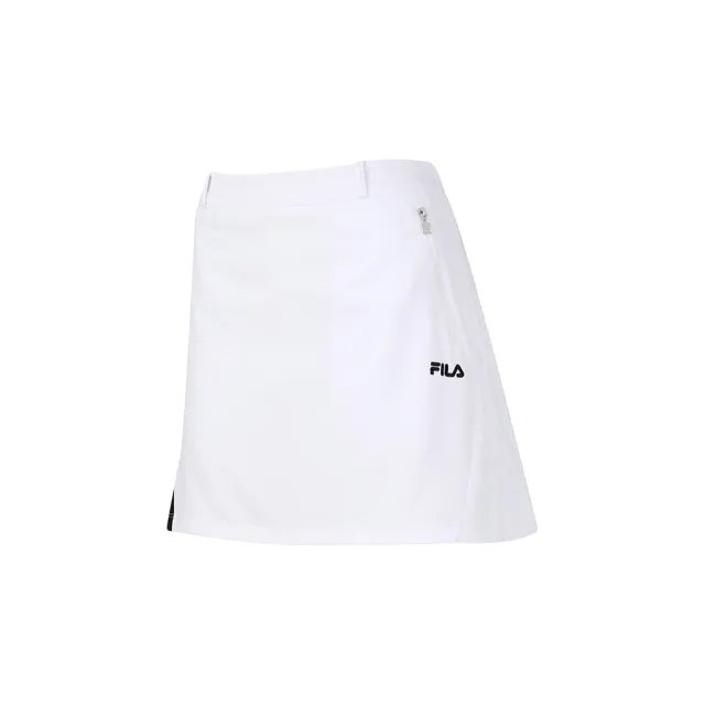 【FILA】FILA 女針織短裙-白色 5SKA-1743-WT